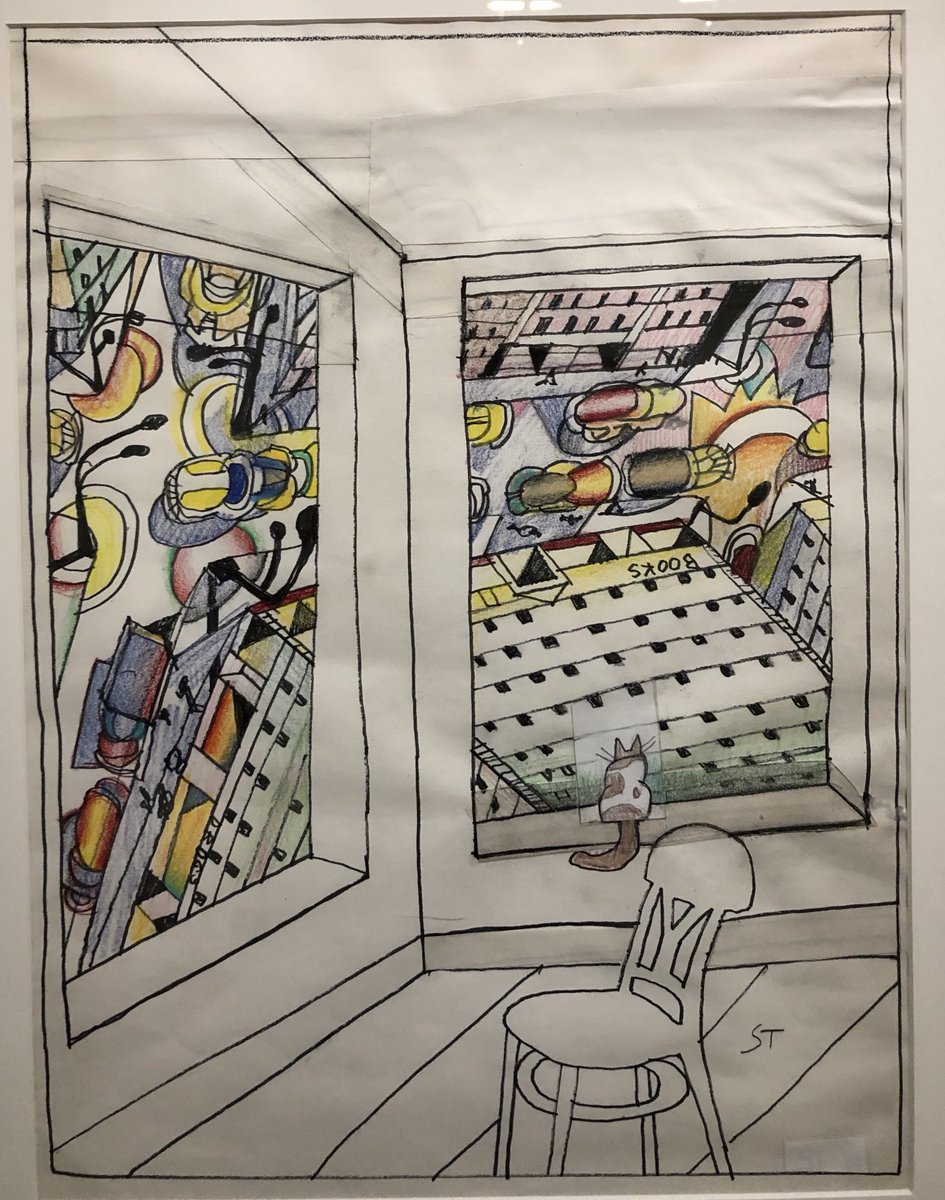 Saul Steinberg, exhibition ⁦⁦@CentrePompidou⁩ 15 months ago 