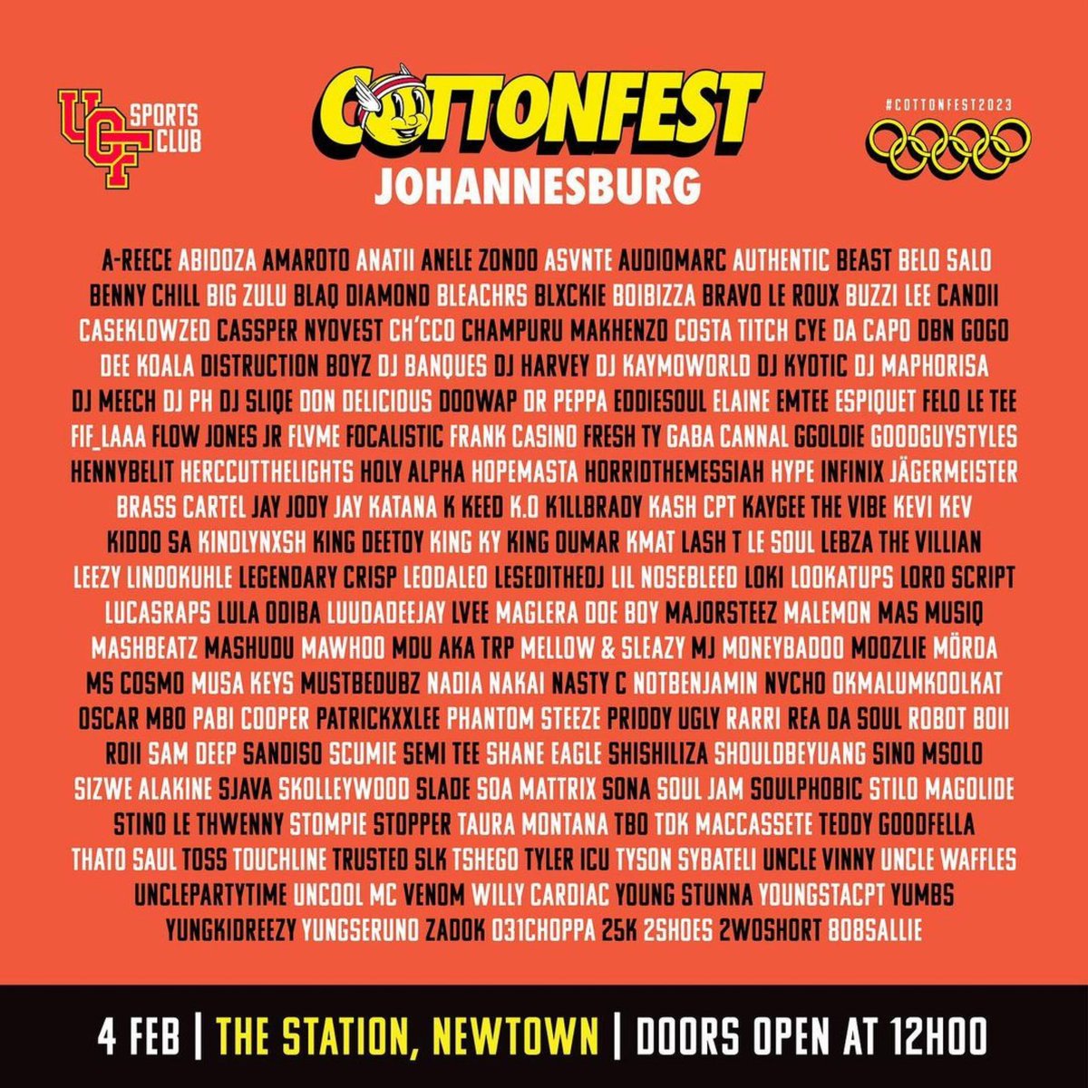 Hypress's tweet photo. Is there really a heatwave in Jozi today is it just the @CottonFestJHB lineup causing all this damn heat https://t.co/BZI3crs6jM