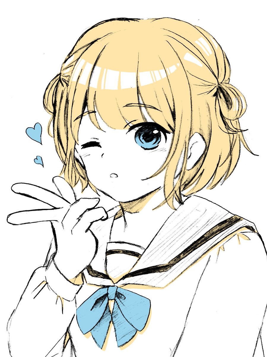 magami_ringo's tweet photo. 4番ちゃんに色をつけてみた〜
Twitterにあげ忘れてました💦

（実はこの子が一番私のお気に入りだったりします）

皆さんはどの子がタイプでしたか？
 #絵柄が好みって人がいたらいいなぁ #イラスト https://t.co/3bwREGcP56
