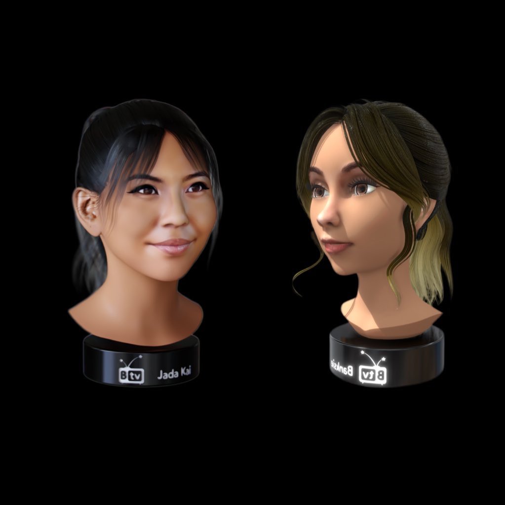 Banksie3D's tweet photo. nu #btv metaverse fraaaaan πππ wuv yew @officialjadakai βββ
we cyyyyute af! π―ββοΈ
#banksie3d #jada3d #jadakai #banksie #3dmodeling #3dart https://t.co/A0XTC3D9NX