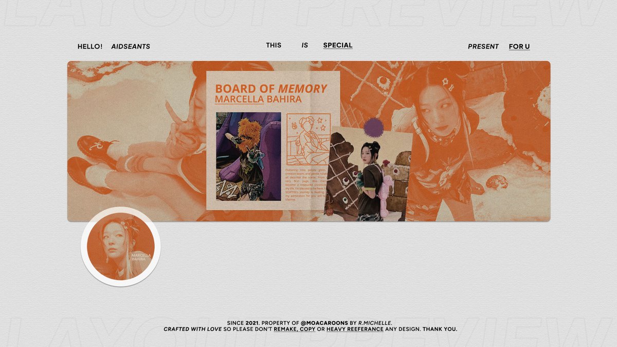 moacaroons's tweet photo. BEEP BOOP! 
Special presents for @sceptresite only! If you part of Aidseants grab your layout fast.💜 Kindly check reply carefully. Thank you! https://t.co/XzVdR4IfY4