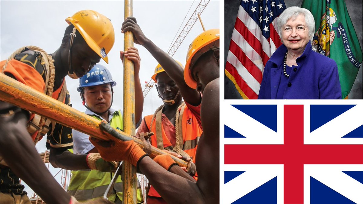 HusseinAskary's tweet photo. On the occasion of the trip by U.S. Treasury Secretary Janet Yellen to Africa, I present my new article: "Debt-Trap 2.0: British Companies Loot Zambia, The U.S. Blames China!"   
https://t.co/59Ix1dpooL https://t.co/aUNFLUUfyR