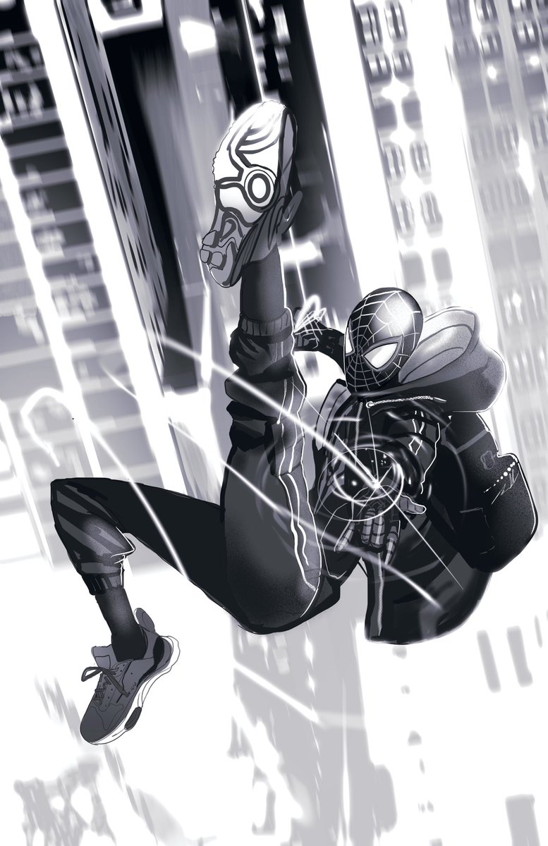 RT @NikDraperIvey: Miles Morales. I don’t get asked to draw Spider-Man often, but when I do- https://t.co/KBVlVSnul1