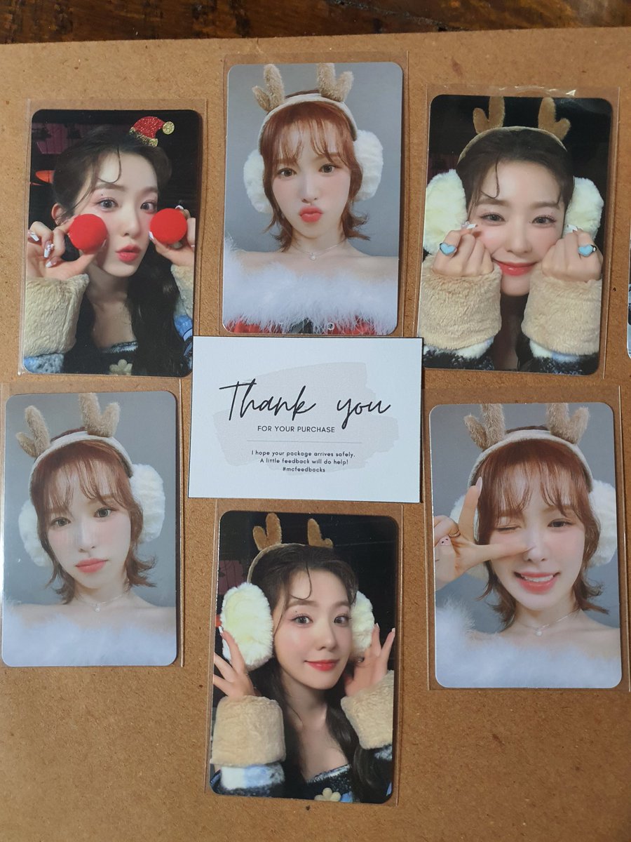 _DestroyMyLife's tweet photo. I'm very thankful to @multicartss for securing my Irene &amp; Wendy Pink Christmas photocards. ❤💙 Hindi na ko mahihirapan maghanap. 😭

Parcel arrived safely &amp; PCs were securely packed &amp; shipped asap. Very FETA. Overall very smooth transaction.

#mcfeedbacks

#DestroyMyLifeBudols https://t.co/J6hv3z7cw7