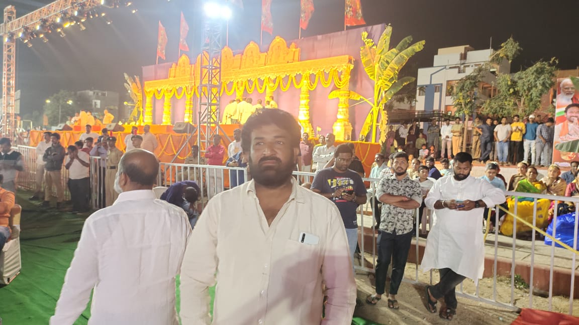 KrishnamrajuPi2's tweet image. AT భరతమాత హారతి ప్రోగ్రాం