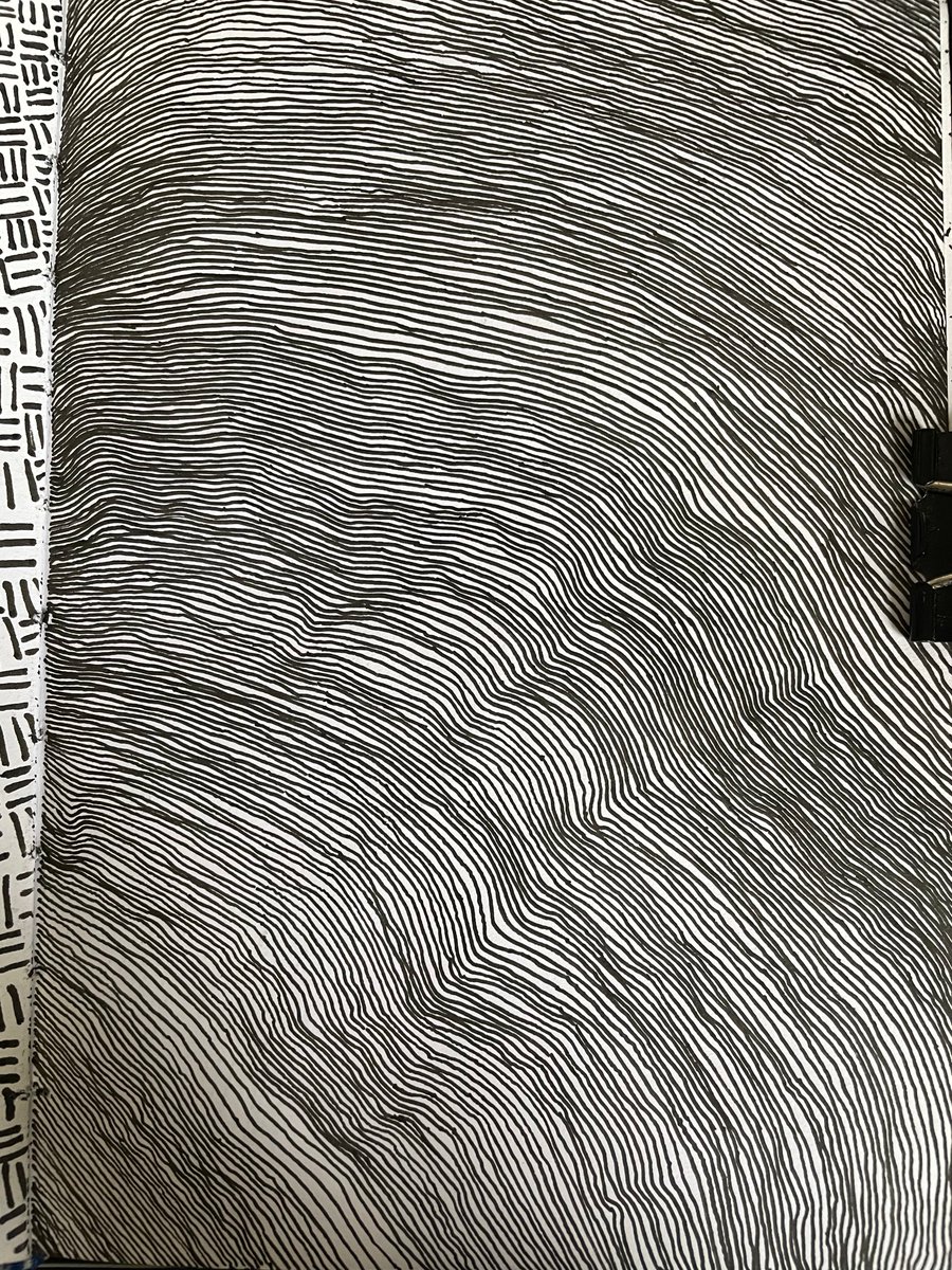 line and pattern sketchbook pages