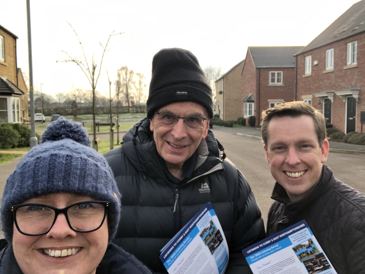 helenharrisonuk's tweet photo. Good to get out to deliver Listening surveys in Oundle with ⁦@VotePursglove⁩ and ⁦@PeterBoneUK⁩. #ListeningToOundleWard #Conservatives https://t.co/HUGIB3Qxdu