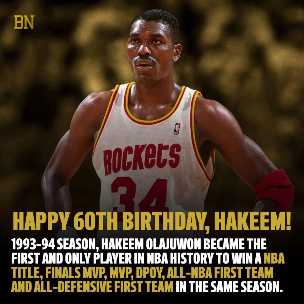 Dennis_Celtics's tweet image. My favorite center of all time! #Hakeem