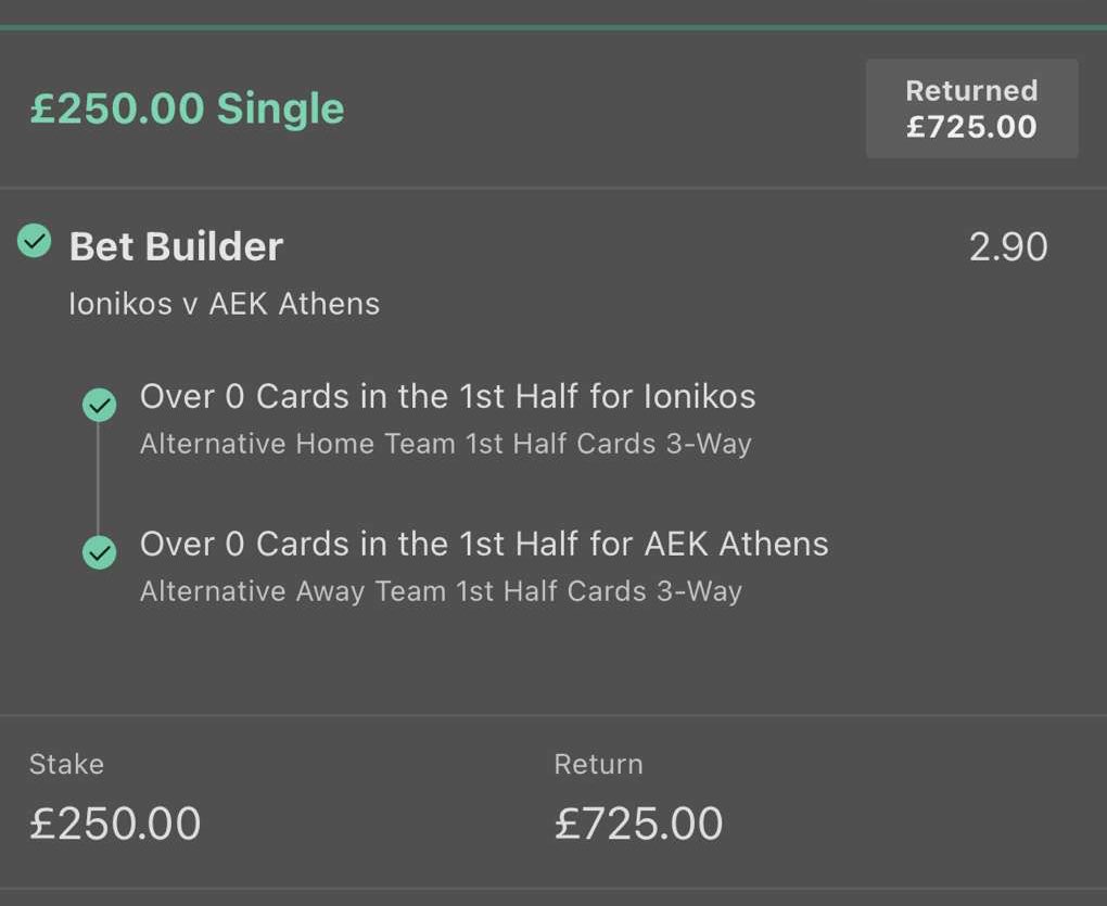 JaysBettingClub's tweet image. MASSIVE WINNER IN THE VIP🔥🔥

4u @ 2.9 ✅  = 7.6u profit 💥💥

DM to join 🤝 

Levels to this game.