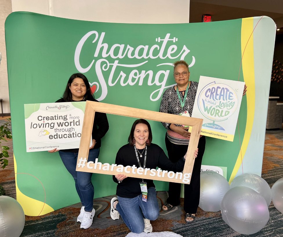 I Loved every minute of the <a href="/CharacterStrong/">CharacterStrong</a> National Conference!! The inspiring ideas from keynote speakers and conversations with educators from all over the country will help make my classroom and my campus a more loving place for everyone ❤️🌏 Cant wait to get to work!