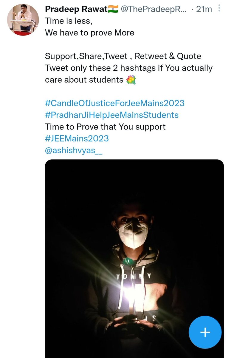 BuffyBuff7's tweet photo. #JusticeForStudents
#jeemainsinapril2023
#ModiJiSaveJEE23Students
Even we #JEE students tried alot.. but nothing happened. https://t.co/t5H1w2u04m