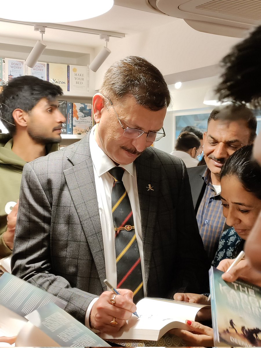 Sher_Shah_7July's tweet photo. If you want to know, ask Joe 😎

In frame

Lt. General Yogesh Kumar Joshi
PVSM, UYSM, AVSM, VrC, SM, ADC

 &amp;

Subedar Major Sanjay Kumar
PVC 

13 Jak Rif

at the book launch of The Kargil Story.

What an honor it is to stand under the same roof as these legends.

@37VManhas https://t.co/cUBRz3aYdT