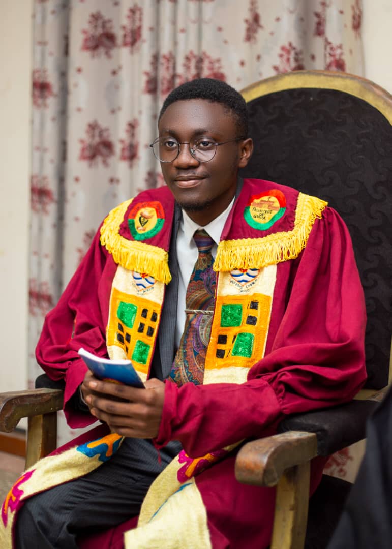 deciderBa's tweet photo. Last Thursday, January 19, I was sworn in as the 20th Speaker of the UCC SRC Parliamentary Council.
  My goal is to use my capacity as Speaker to build a formidable student front by empowering the legislative arm.

Long live UCC
Long live UCCSPC 

#TGD👑❤️ https://t.co/KY1BFL9Bfo