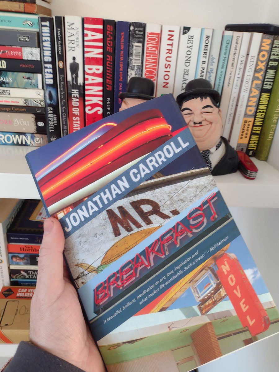 markplynch's tweet photo. This book is such a delight. Carroll writes novels the way other writers write a short story. Lean prose with no excess flesh, with only flourishes to delight along the way. #MrBreakfast. #AmReading https://t.co/JncWAwhNIr