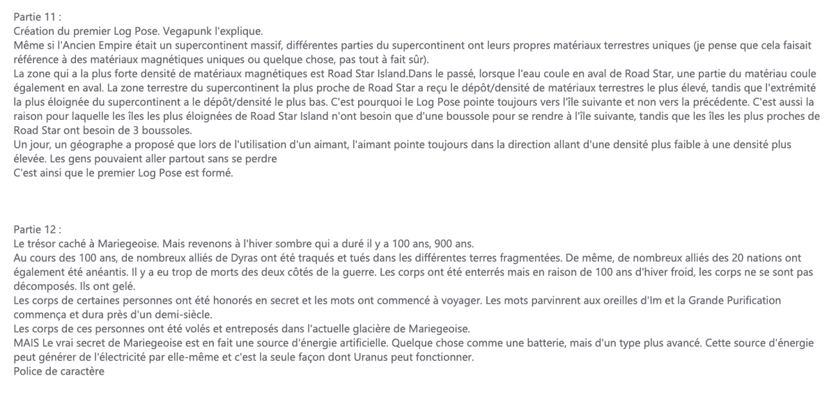 Onizuking_OP's tweet photo. #ONEPIECE #ONEPIECE1073 #ONEPIECE1073SPOILERS 
---------------------------------------------
🚨 Fuites sur le futur de One Piece  🚨 

►Elbaf, Loki, Retour dans le temps, Uranus, L'ancien royaume, La dynastie de Shanks, Imu, Dragon etc...

🇫🇷 Trad en français 🇫🇷
1/3 https://t.co/cAAxj7D4s9