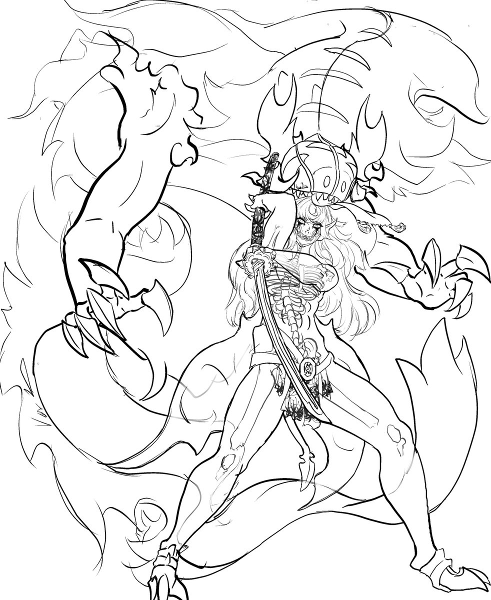 d_ruke's tweet image. Buenas! es un buen dia para presentarles a Radiatamon! ( la evolución de Phasermon)

es un Digimon tipo Undead y Fantasma. producto del a #Jogress de un #Forcidmon ( evo de kimeramon)  y un Phasermon!

aun es un misterio para le digimundo!

#Digimon #Digifanart #art  #OC #Fakemon