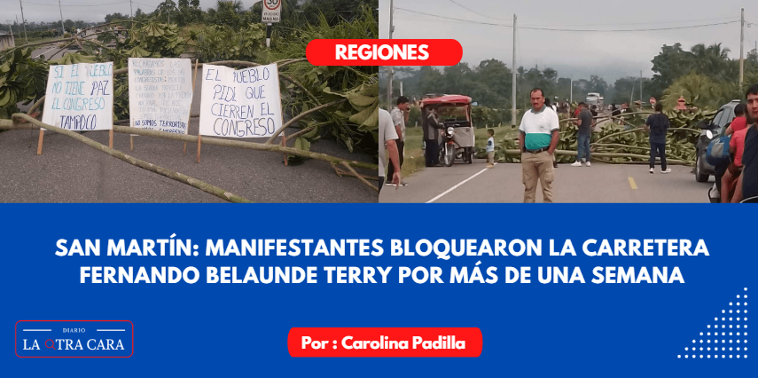 DLaotracaraperu's tweet image. Productores y rondas campesinas acataron #paroregional en San Martín, por lo que las principales vías de la región fueron #bloqueadas afectando a viajeros y transportistas.

📍 Para leer la nota completa visita nuestra página web:
diariolaotracara.com/san-martin-man…