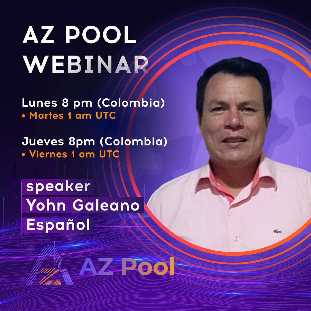 QChain_official's tweet photo. AZ Pool Webinar
For the Spanish speaking audience, we are launching a webinar series
🗣 Speaker: Yohn Galeano
⏰Mondays 8 pm (Colombia)/
Tuesday 1 am UTC
Thursday 8pm (Colombia)/
Friday 1 am UTC
https://t.co/WGYt1C28sX
#azpool https://t.co/trB5KbFm85