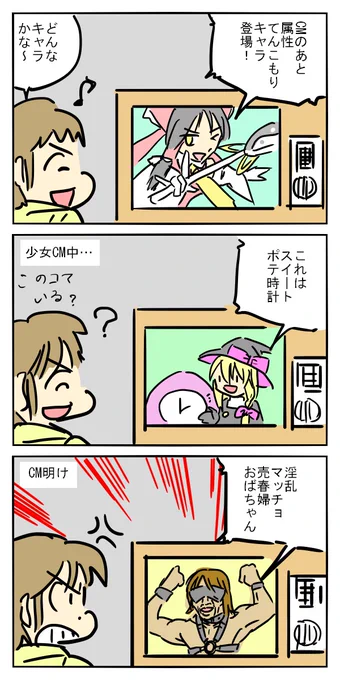 キャラクターがイメージと違う 