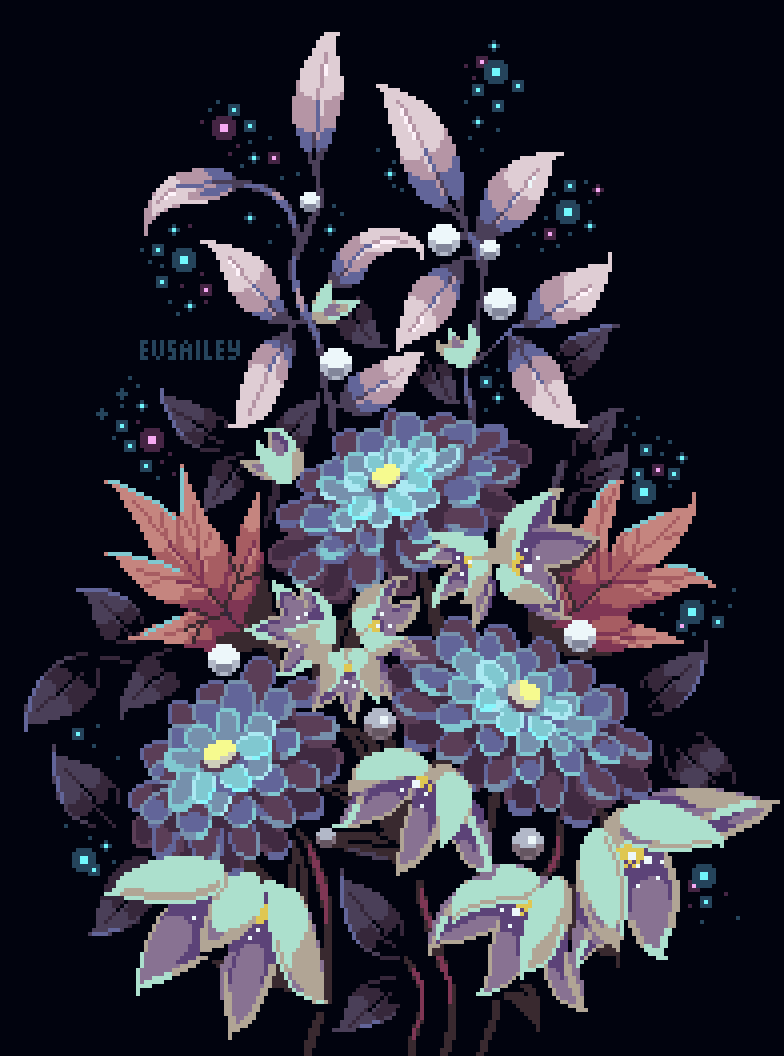 evsailey's tweet photo. Lovely bouquets🌸🌿

#pixelart https://t.co/peDv8V1B72
