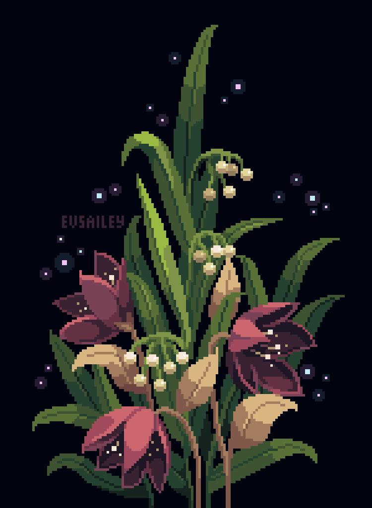 evsailey's tweet photo. Lovely bouquets🌸🌿

#pixelart https://t.co/peDv8V1B72