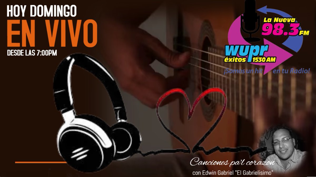 EXITOS1530's tweet photo. Hoy domingo desde las 7pm https://t.co/l5Loco4lj3