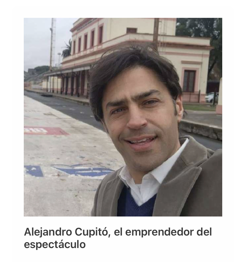 #EspectaculosECD por <a href="/guilletaglia/">guille tagliaferri</a>
<a href="/alecupito/">Alejandro Cupitó</a> está a cargo de la temporada teatral en #SanPedro y del #CarnavalDeGualeguaychu  
Exmodelo, comunicador social, actor, conductor y actualmente productor

<a href="/carnavaldelpais/">Carnaval del País</a> <a href="/GualeguaychuHoy/">Visitá Gualeguaychú</a> #Gualeguaychu
👉 elcafediario.com/alejandro-cupi…