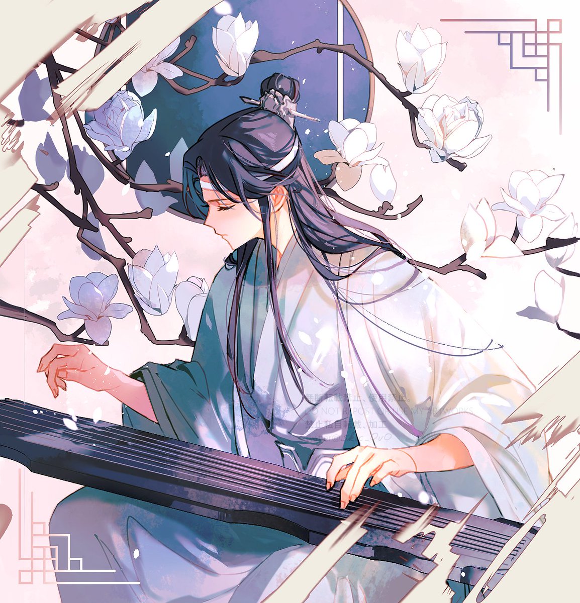 Happy birthday 藍湛!! #蓝忘机0123生日快乐 #mdzs