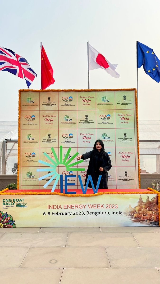 wovtweets's tweet photo. India Energy week 2023. 
#varanasi #kashi #banaras #CNGBoatRally #IndiaEnergyWeek #G20Presidency
#RoadToNetZero
#NetZero #cleanenergy #GreenEnergy #renewables
@gailindia @PetroleumMin https://t.co/jbuXr28hmk
