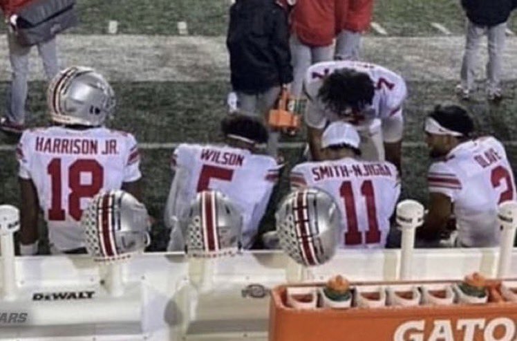 PFF_College's tweet photo. caption this, @OhioStateFB fans🔥 https://t.co/BvPddeIRib