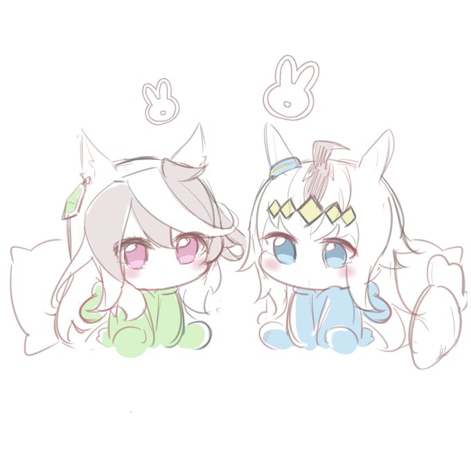 🐰rkgk
#ウマ娘 
#ルドオグ 