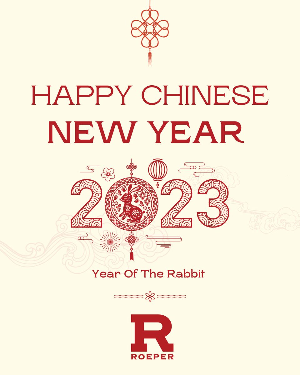 Happy Chinese New Year 🎉 We hope you have a celebratory Spring Festival and that the new year of the Rabbit brings you good fortune. #chinesenewyear