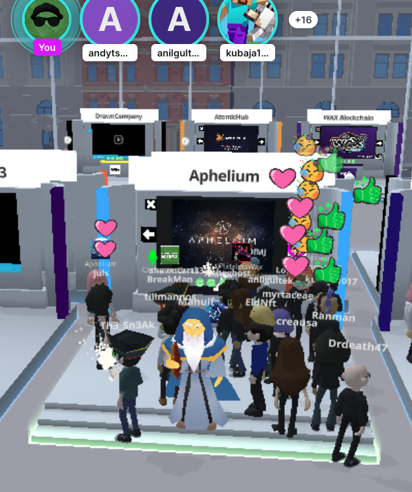 🎉Join us at the <a href="/ApheliumGame/">Aphelium</a> and enter a 
<a href="/bountyblok/">bountyblok</a> with prizes! This event is live streaming at Twitch.tv/consumerbreak. 😁
bit.ly/nftopia1 #nftopia #WAXfam #WAXNFT #WAXcommunity #metaverse