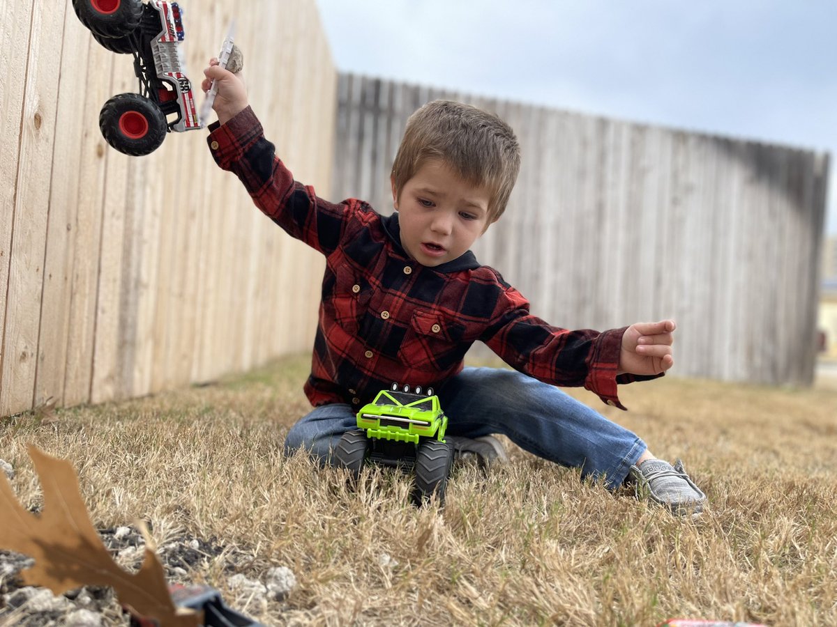 __Whitehead__'s tweet photo. Thankful for this guys 3rd birthday today! Tons of monster trucks, bike rides and bull rides on dads back to come! 🛻 🚲 🐮 https://t.co/nYCqGqUCS2