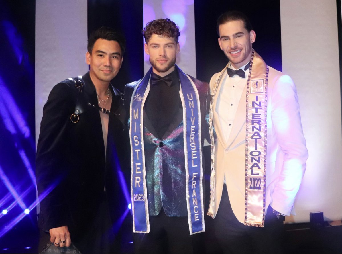 ☆♚✶ ✨ Red Carpet at the Mister Universel France 2023 finals with 𝙈𝙞𝙨𝙩𝙚𝙧 𝙂𝙧𝙖𝙣𝙙 𝙄𝙣𝙩𝙚𝙧𝙣𝙖𝙩𝙞𝙤𝙣𝙖𝙡 2022 𝐌𝐢𝐜𝐡𝐚𝐞𝐥 𝐏𝐞𝐥𝐥𝐞𝐭𝐢𝐞𝐫 as one of the jury. 

Special thanks to our Creative Director <a href="/unorodriguez/">♛ 𝐔𝐧𝐨 𝐑𝐨𝐝𝐫𝐢𝐠𝐮𝐞𝐳 </a>