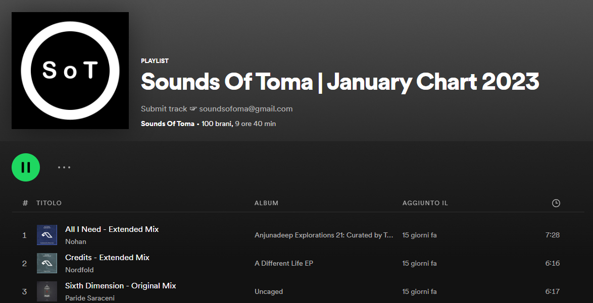 SoundsOfToma's tweet photo. 🔹 FOLLOW US ON NEW SPOTIFY CHANNEL

Link ► https://t.co/AvCfbQYv76

#soundsoftoma #techno #melodichouse #melodictechno #melodichouseandtechno #progressivehouse #indiedance #deephouse #techhouse #housemusic #technoplaylist #melodictechnoplaylist https://t.co/qk5fBmjAP6