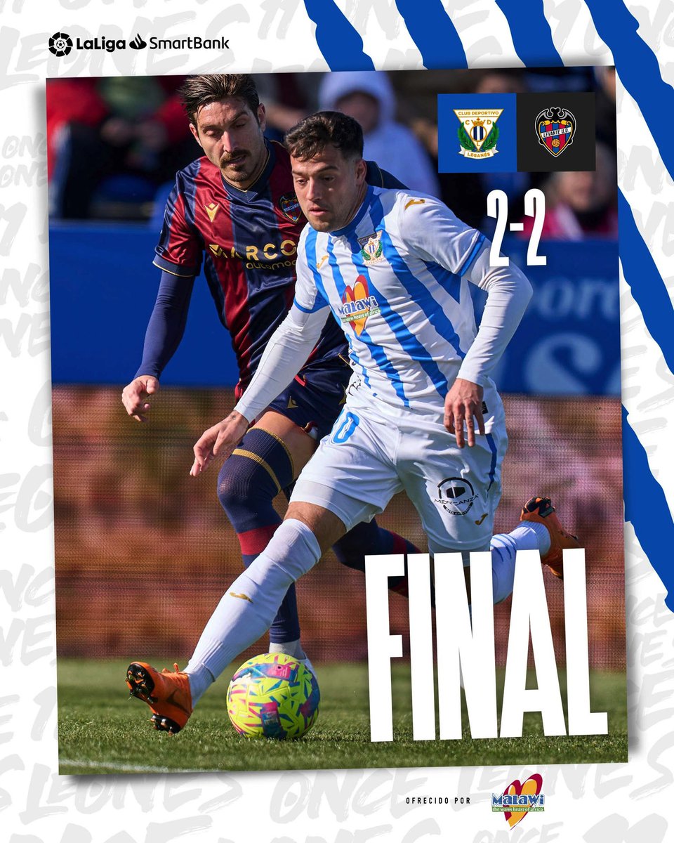 CDLeganes_en's tweet photo. ⏹️ 96’ Full time in Butarque.

2-2 | #LeganésLevante https://t.co/izNSrTBguT