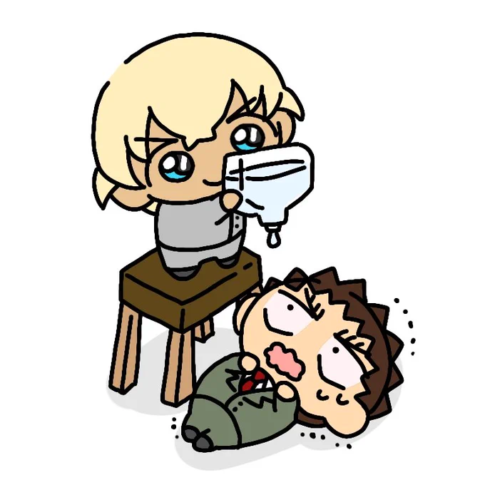「おめめが真っ赤ぬ、許せないぬ」「ぬぎゃ……」 
