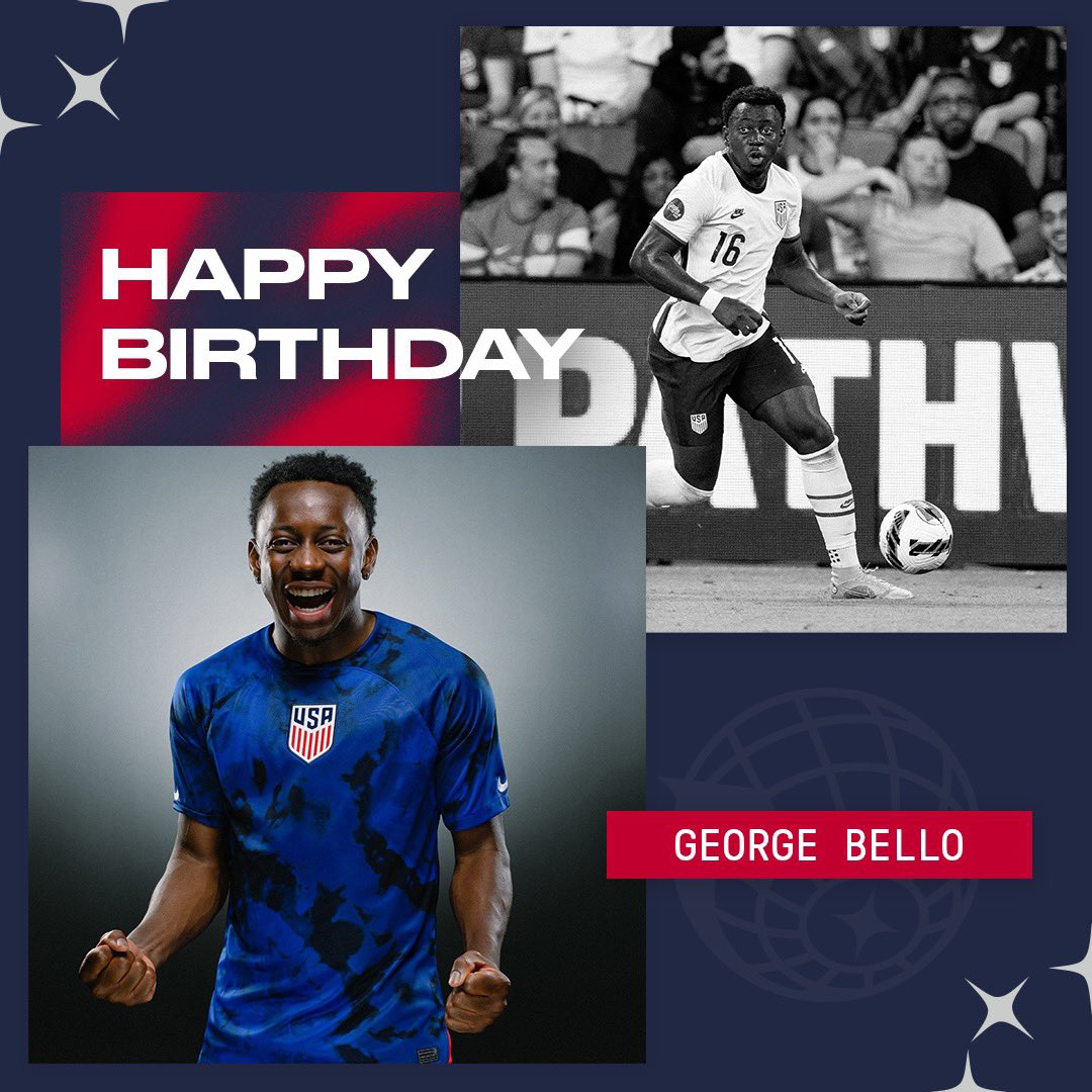USMNT's tweet photo. Happy birthday, @_georgebello! 🎂 https://t.co/v9GxDO1r2o