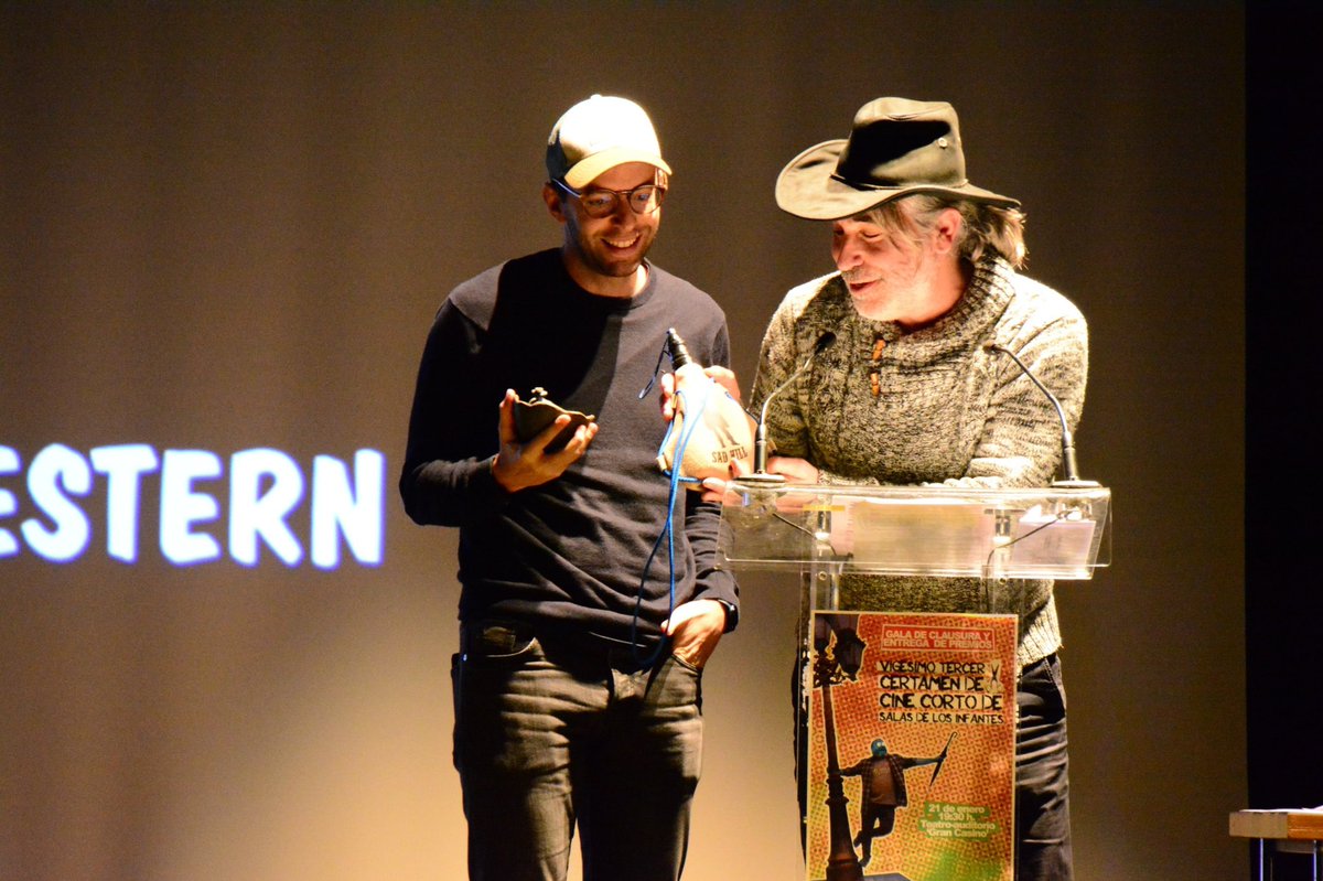 sauerdogs's tweet photo. Premio a Mejor cortometraje wéstern en el XXIII Certamen de cine corto de Salas de los Infantes. ¡Gracias @CertamenI y @acsadhill por tantos años de cariño! https://t.co/V7kQx039Yh
