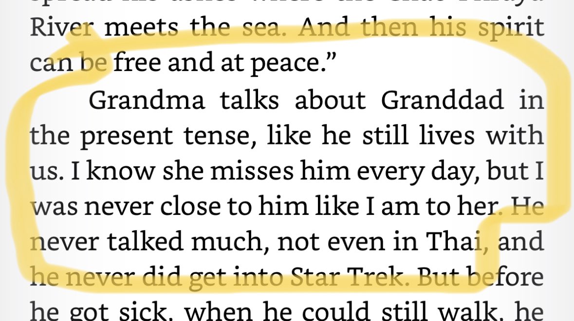 philespe's tweet photo. @soontornvat @KirkusReviews @PublishersWkly @AllidaBooks @ElloEllenOh @LindaSuePark @soontornvat, the entire sequence of Paul’s discovery is just so beautifully constructed. But this line — I had to take a moment to just feel it and remember my Grandpas. ❤️ https://t.co/SYvuBcK0QG