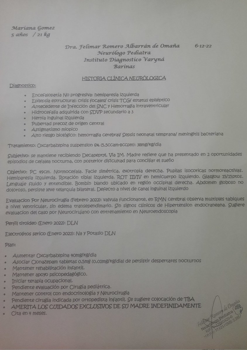 Les ruego me ayuden necesito asistir al oftalmologo, continuar tratamiento una amp d decapeptyl d11.25mg 450$ ,poder operar mi pierna izq, colocar toxina en brazo, continuar terapias. pago movil 04245649764 17659326 mercantil Cada granito suma. Gracias