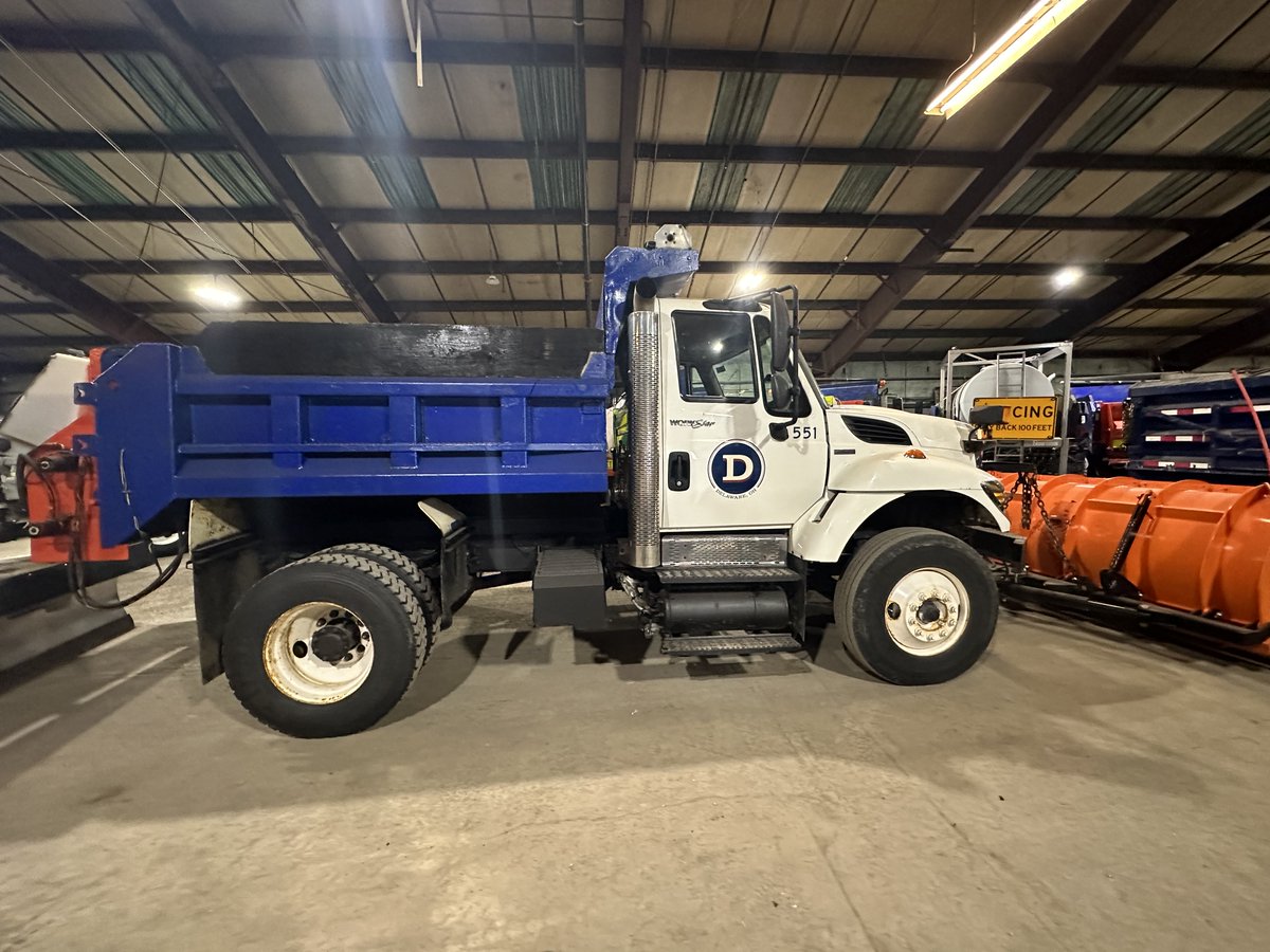 WINTER WEATHER UPDATE: We currently have 7 salt/plow trucks out on the roads trying to keep up with the snow. Crews are on 12 hour shifts. They are salting now, but will begin plowing when necessary. Please stay safe out there and don't drive if you don't have to.