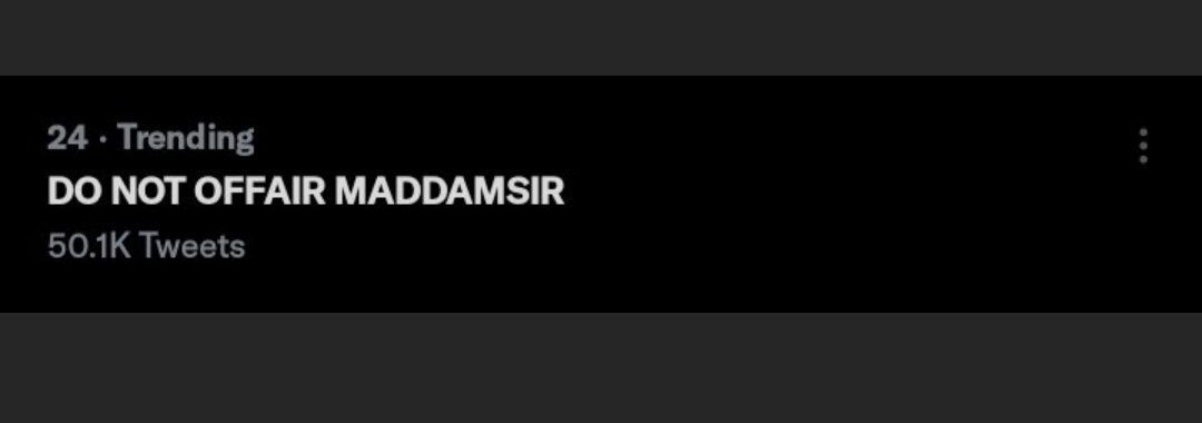 @sabtv 
@tellychakkar
@TellywoodBuzz
@TellyTalkIndia 
@IndTellyAwards
@aajtak 
@ATSBB
@ETimesTV 
@GossipsTv 

Kindl request to news channels to cover the trend
It's been trending from 6 hours

DO NOT OFFAIR MADDAMSIR
#Savemaddamsir