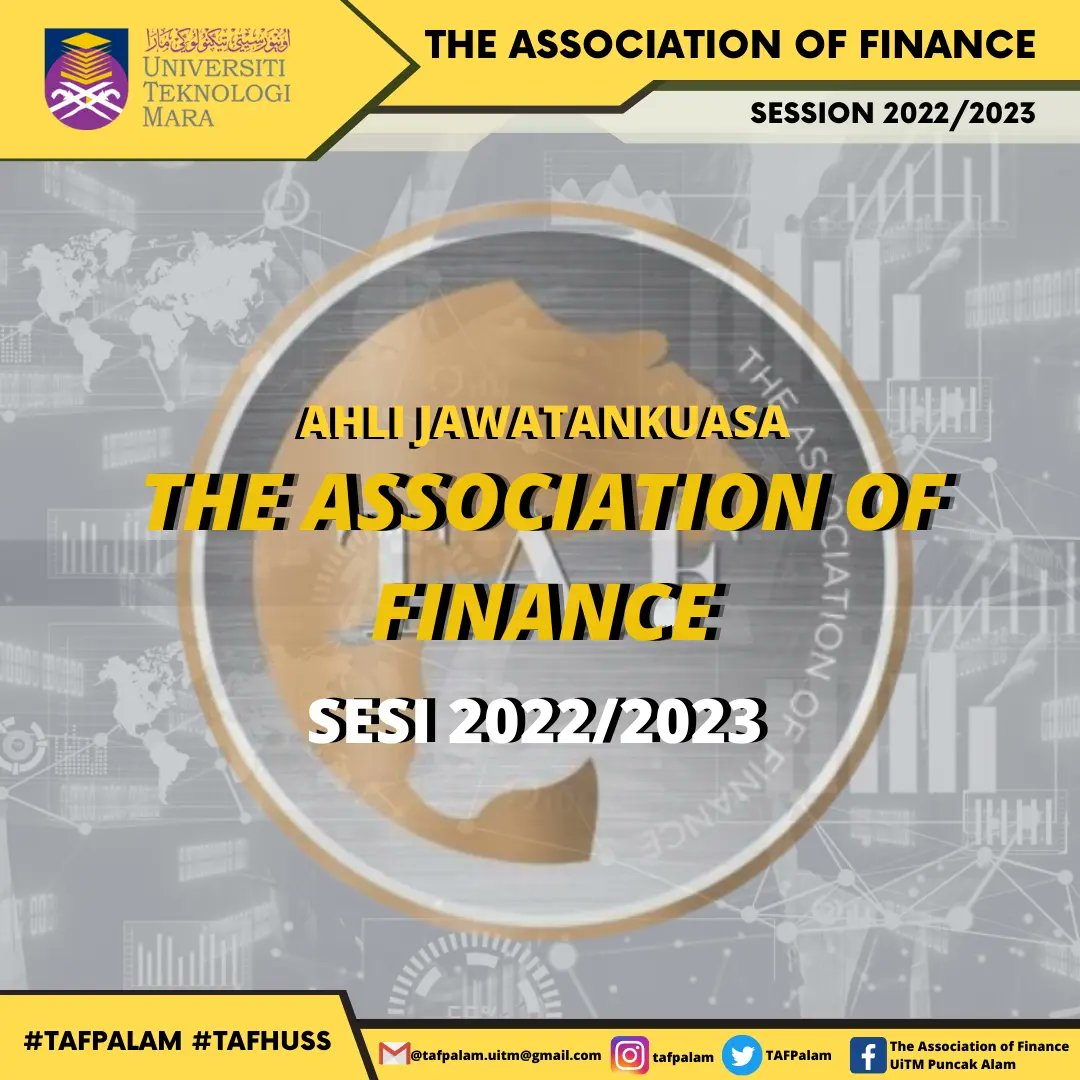 TAFPalam's tweet photo. Assalamualaikum W.B.T and Salam UiTM di Hatiku
.
INTRODUCING TO YOU ✨
.
Greetings from us, the new delegation of EXCO of The Associates of Finance Session 2022/2023.
.
#TAFpalam
#TAFhuss
#fbmawesome
#UiTMPuncak Alam
#UiTMdihatiku https://t.co/fMGZ8r2YAJ