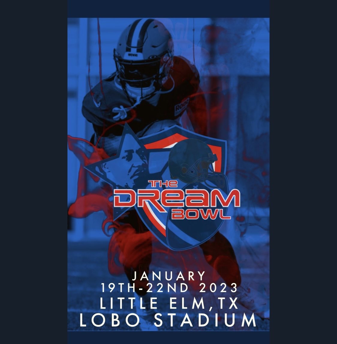 MamaReigel's tweet photo. Game Day !!! Best wishes to all the athletes and their families. 🙏🏾❤️🏈#faithfamilyfootball #thedreambowl2023 #stayready ⁦@Reigel92⁩ ⁦@Par4theChords⁩ ⁦@MauriceLea53⁩ ⁦@TheDreamBowl⁩ ⁦@JeffReinhart77⁩ ⁦@WilsonBulldogs⁩ https://t.co/aMbZ8CGInM