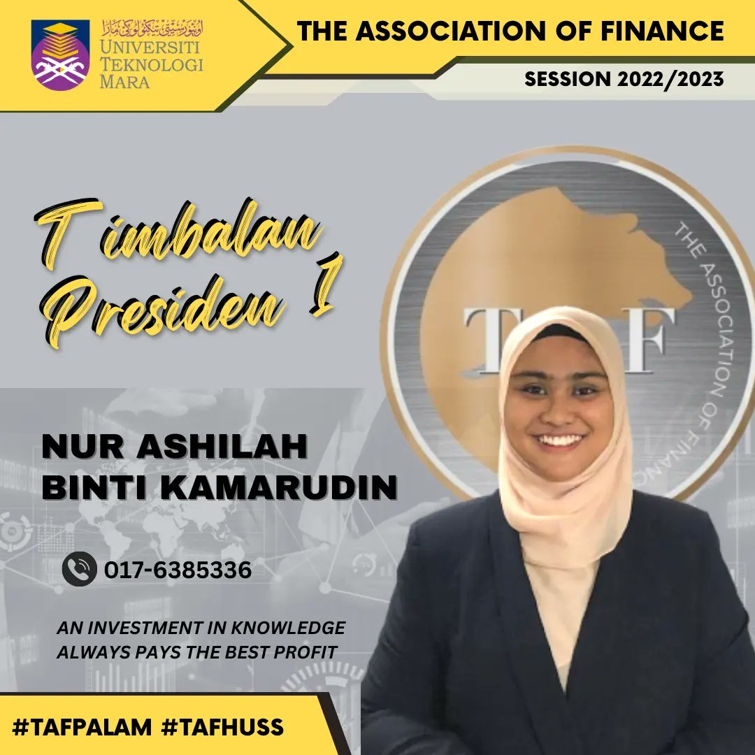 TAFPalam's tweet photo. Assalamualaikum W.B.T and Salam UiTM di Hatiku
.
INTRODUCING TO YOU ✨
.
Greetings from us, the new delegation of Majlis Tertinggi (MT) of The Associates of Finance Session 2022/2023.
.
#TAFpalam
#TAFhuss
#fbmawesome
#UiTMPuncak Alam
#UiTMdihatiku https://t.co/yJPQIY86hg