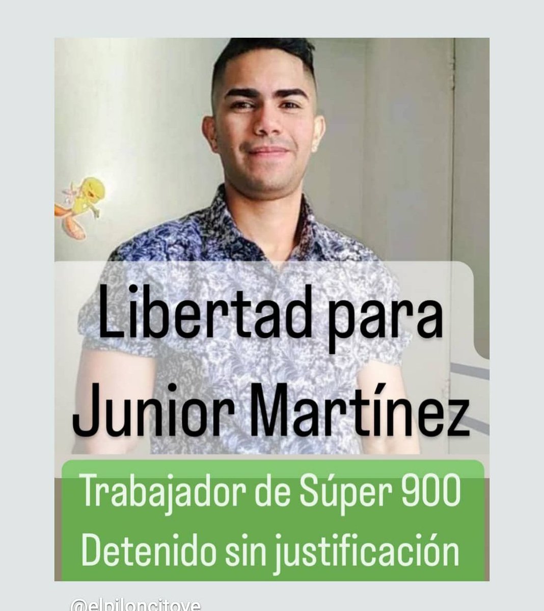 PiliLoida's tweet photo. @libertadparaJuniorMartinez @justicia https://t.co/LApTvQ2ar2