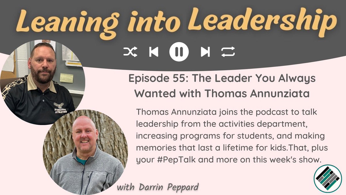 Darrin M Peppard Ed.D. #RoadToAwesome (@darrinmpeppard) on Twitter photo How do we get more kids connected and involved on our campuses? Check out episode 55 with <a href="/Mr_Annunziata/">Mr. Annunziata</a> to learn how listening to students leads to building incredible programs kids want to be a part of and are proud of
#RoadToAwesome #suptchat #edchat
player.captivate.fm/episode/c0d459… How do we get more kids connected and involved on our campuses? Check out episode 55 with <a href="/Mr_Annunziata/">Mr. Annunziata</a> to learn how listening to students leads to building incredible programs kids want to be a part of and are proud of
#RoadToAwesome #suptchat #edchat
player.captivate.fm/episode/c0d459…