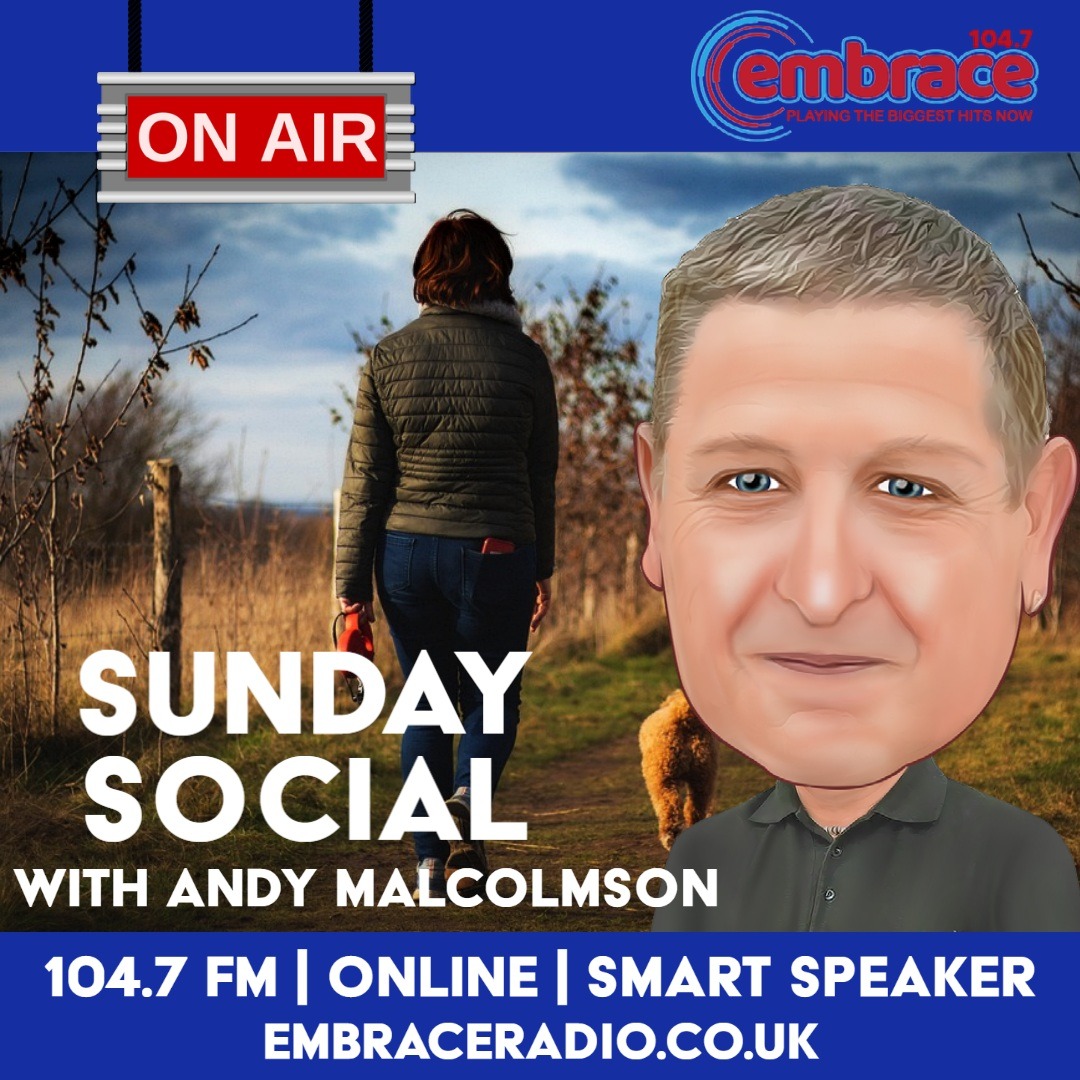 Andy Malcolmson has the 'Sunday Soundtrack' that you are after on Embrace right now!
📻 104.7FM in Northamptonshire
🖥️ Listen Online @ embraceradio.co.uk
👂 "Play Embrace Radio"